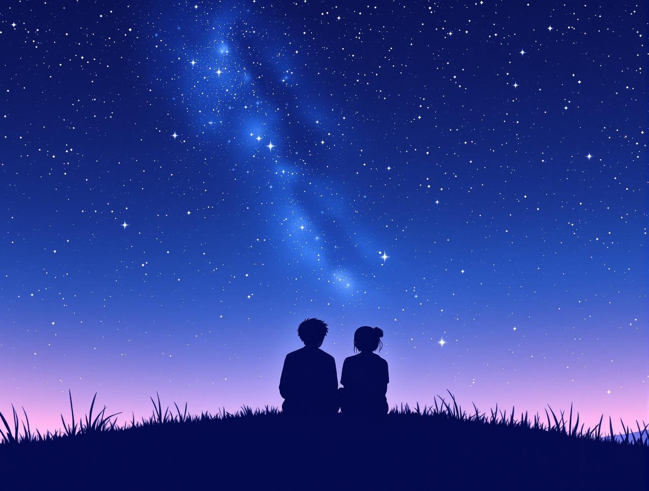 星空下的约定 - 魔改短剧治愈动漫短剧 星空下的约定